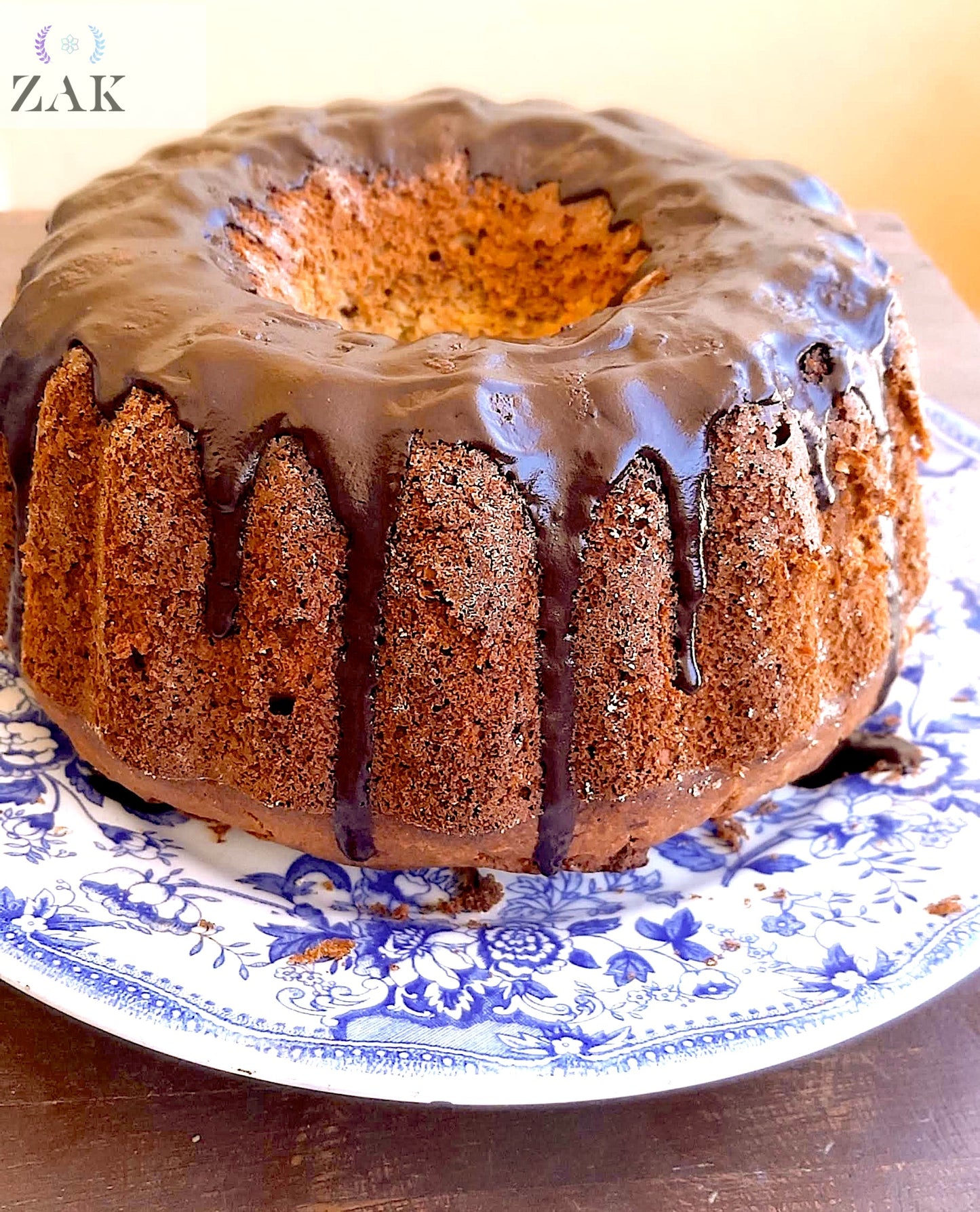 Bundt de algarroba sin azucar