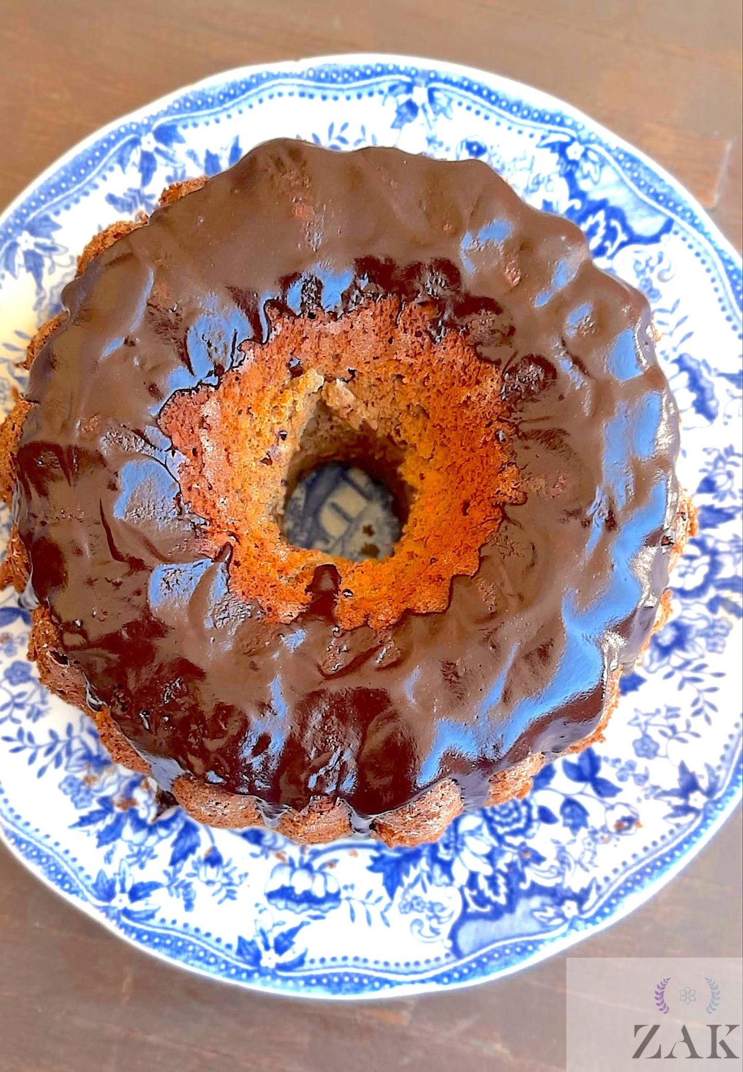 Bundt de algarroba sin azucar