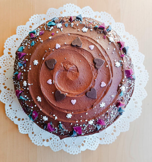 Tarta de chocolate & Algarroba: ChocoNamasté